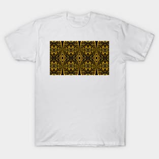 Gold/Black Pattern T-Shirt